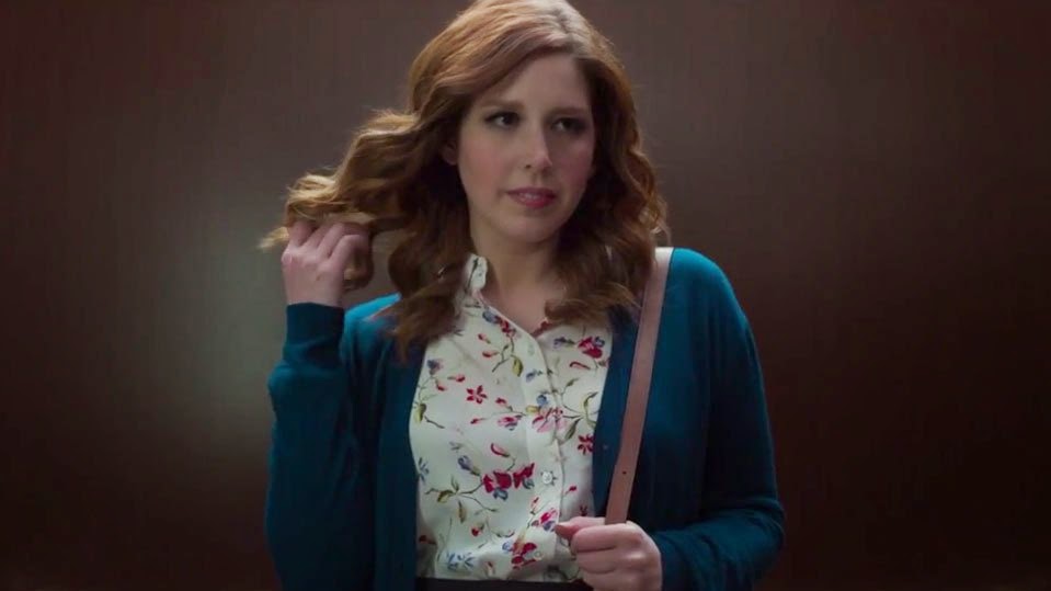 Vanessa Bayer Spoofs "Fifty Shades Of Grey" Elevator Scene (FUNNY VIDEO)